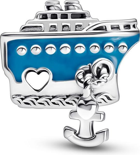 Image du produit Pandora Bateau de croisière à l'ancre Charm (Argent 925, Émail)