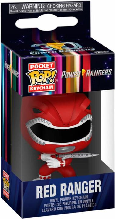 Actual product image Funko Power Rangers 30th présentoir porte-clés Pocket POP! Vinyl Red Ranger 4 cm (12)