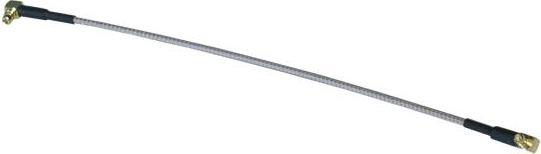 Produktbild Varia MMCX-Winkelstecker zu MMCX-Winkelstecker, 14 cm RG178 Kabel