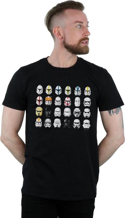 Immagine prodotto Star Wars Trooper Helmets Maglietta Uomo (5XL)