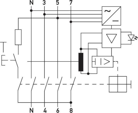 Image du produit Doepke 091448HD DFS 4 pôles 63A 0.03A Type B SK N-li HD Disjoncteur RCD sensible à tous les courants