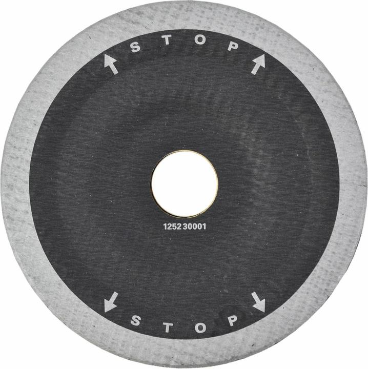 Actual product image Roughing disc D125xS10mmGrit 40 Disc flat Bore 22.23 Bore (40)