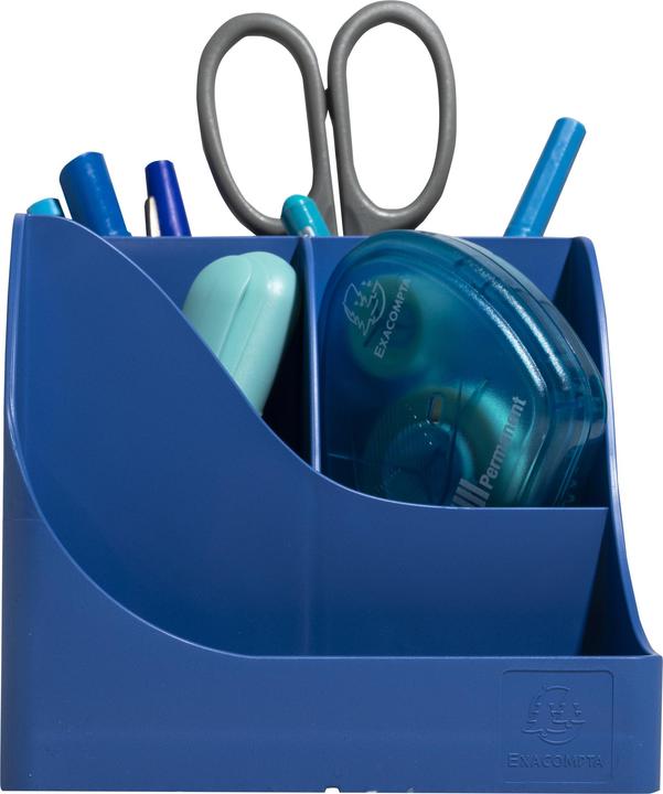 Actual product image Exacompta Multi quiver Pen Wave, 4 compartments, blue
