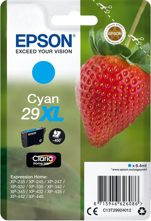 Epson Sglpck Cyan 29xl Home Ink (C)