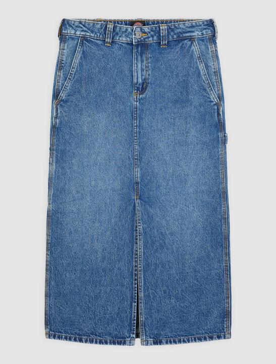 Produktbild Dickies Long Denim Carpenter Skirt W Rinsed Fade (XS)