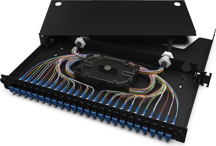 Actual product image Corning FO distribution panel housing (UTP, CAT6, 0.23 m)