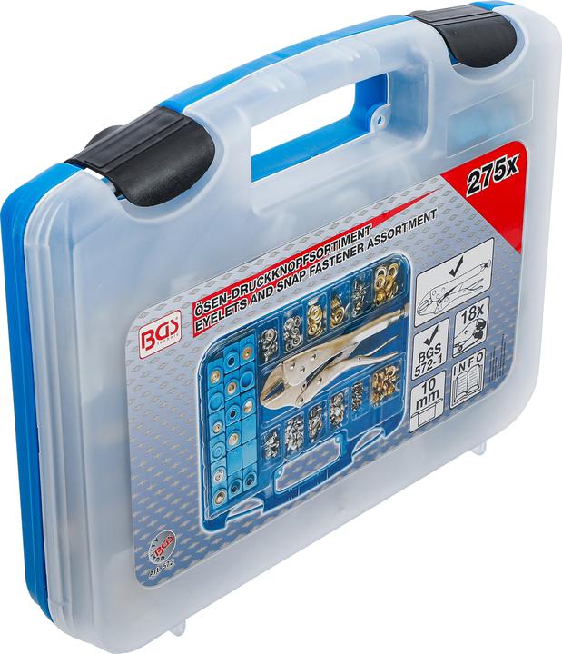 Produktbild BGS Ösen-Druckknopf-Sortiment 275-tlg.