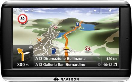 Navigon 42 Premium, Bluetooth, TMC, European maps