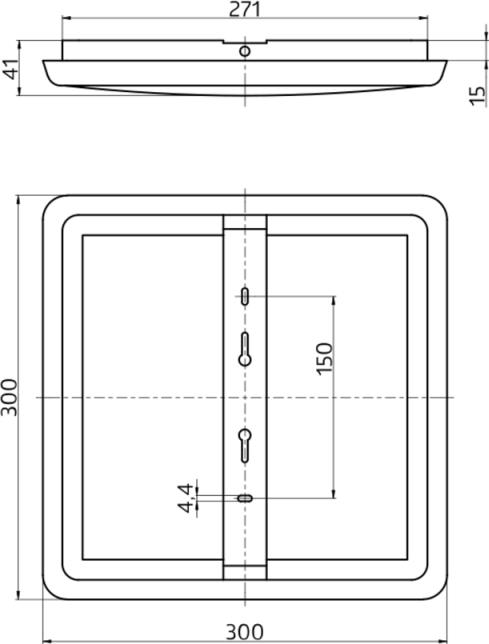 Image du produit BEG 93615 Lampe LED extrêmement plate (2600 lm)