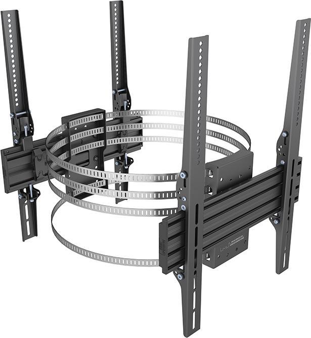 Image du produit Multibrackets Support de colonne Dual HD Pro Series, 32-65
