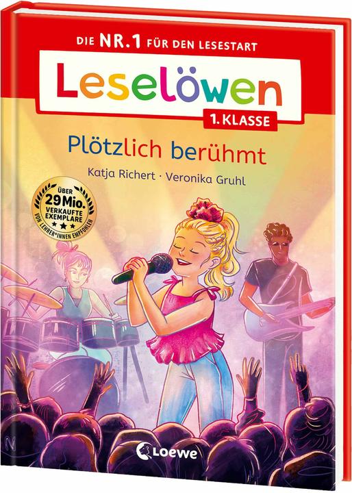 Loewe Leselöwen 1. Klasse - Plötzlich berühmt (Allemand, Katja Richert, Veronika Gruhl, 2025)