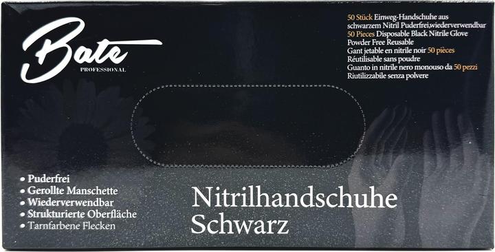 Image du produit Bate Gants-Nitrile Noir L