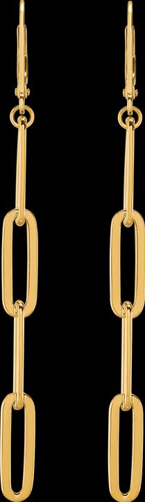 Charles Garnier Vergoldete silberne Ohrringe