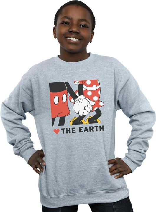 Immagine prodotto Disney Mickey Mouse Heart The Earth Felpa Ragazzi (128)