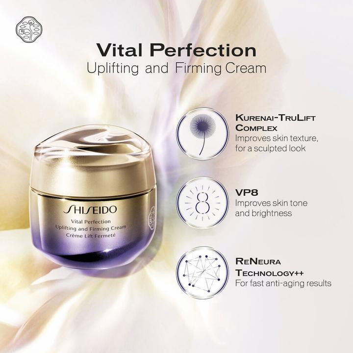 Actual product image Shiseido Vital Perfection (75 ml, 24h cream, Up to SPF 10)