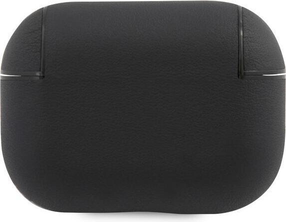 Produktbild BMW AirPods Pro Hülle Etui Leder Case Dunkelblau mit Metall Logo No.522 (Kopfhörer Hülle)