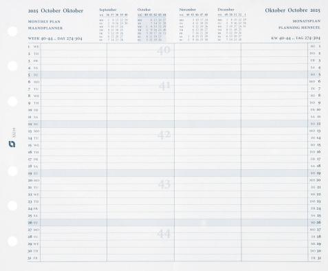 Produktbild Succes Senior Jahresinhalt Januar - Dezember (9.5 x 15 cm, Deutsch, Englisch, Italienisch, Französisch)