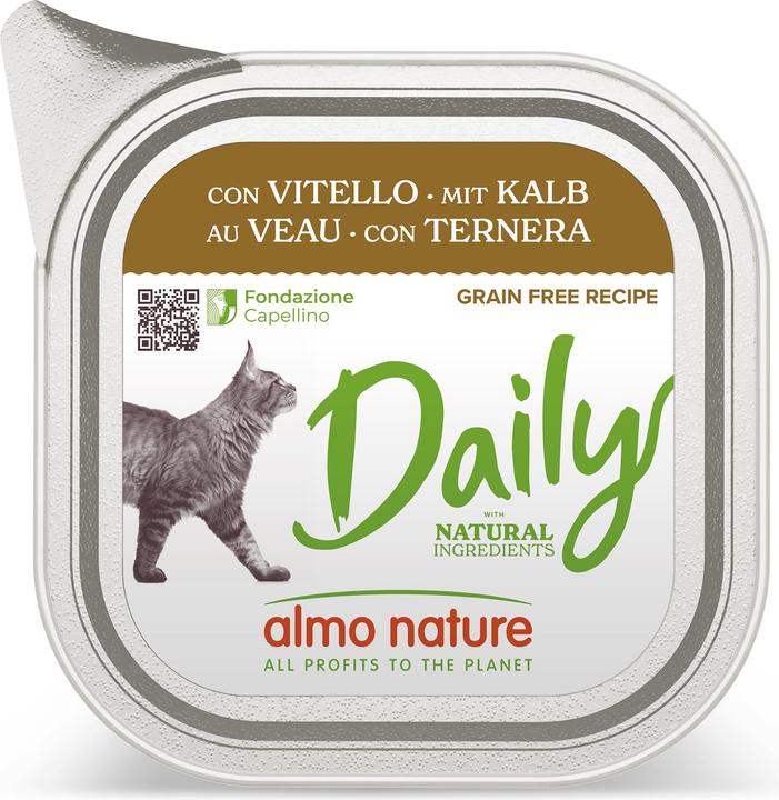 Almo Nature Daily Adult Menu mit Kalb (Adult, 1 Stk., 100 g)