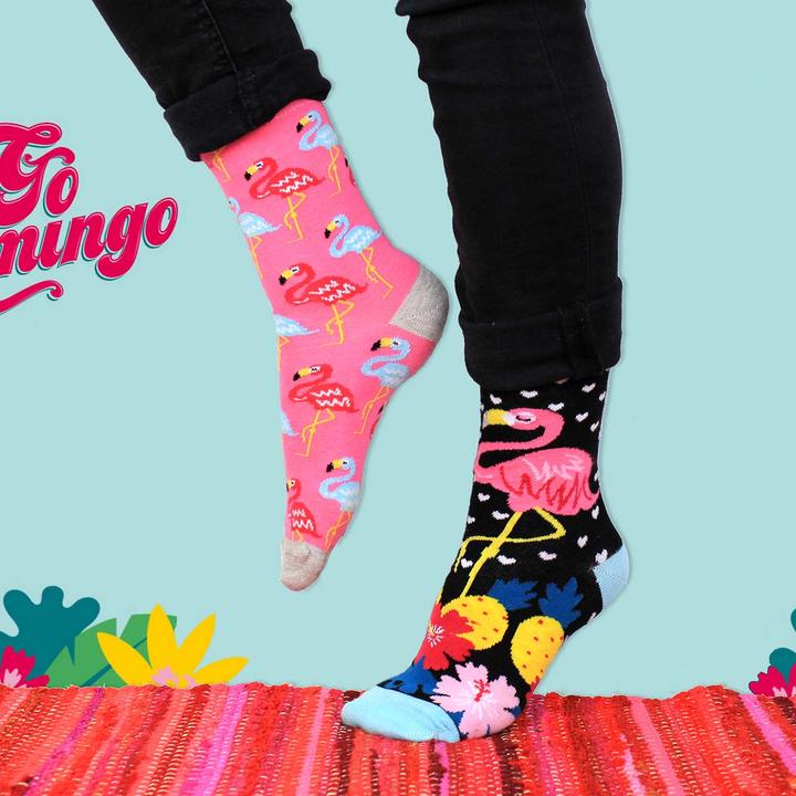 Produktbild United Oddsocks Go Flamingo (3er Pack, 37 - 42)