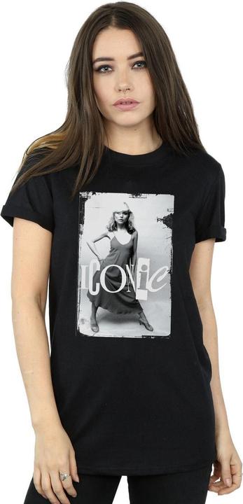 Actual product image Debbie Harry Womens/Ladies Iconic Photo Cotton Boyfriend T-Shirt (L)
