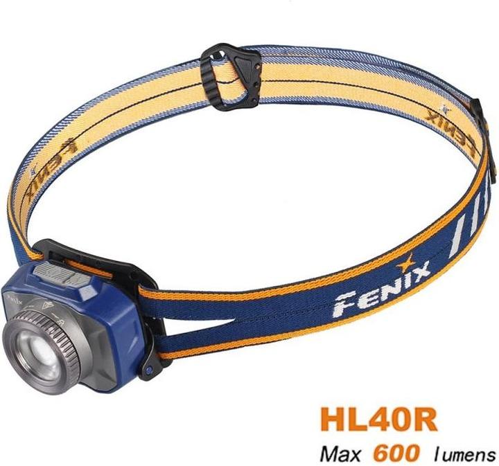 Immagine prodotto Fenix Lampada frontale HL40R LED focalizzabile con batteria ricaricabile inclusa (600 lm)