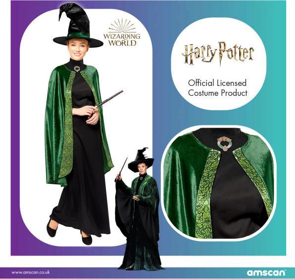 Immagine prodotto Amscan Costume da adulto Professor McGonagall taglia XL (S, M)