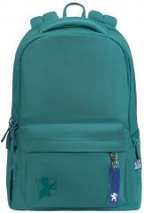 Image du produit Oxford Dunkelgrüner Schulrucksack