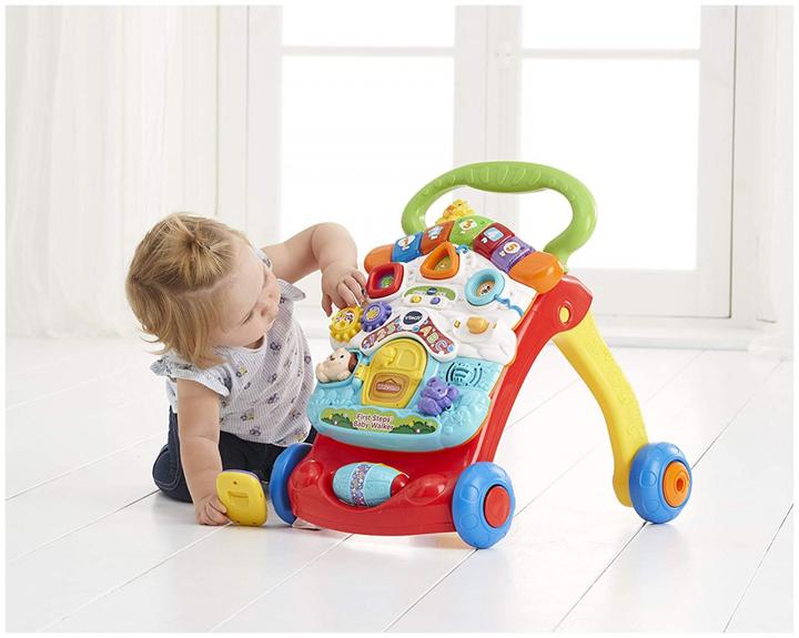 Immagine prodotto VTech 505603 Baby Interactive con attività La mia prima passeggiata con melodie e frasi (versione inglese)