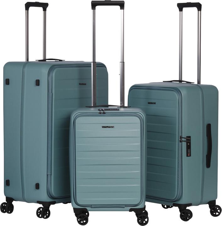 Immagine prodotto Worldpack Trolley Seattle 3 pezzi (114 l, Bagaglio a mano (fino a 50 litri), M (50 - 90l), L (90 - 115l))