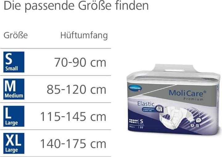 Produktbild MoliCare Elastic 9 Inkontinenz Slip (14 x, Large plus)
