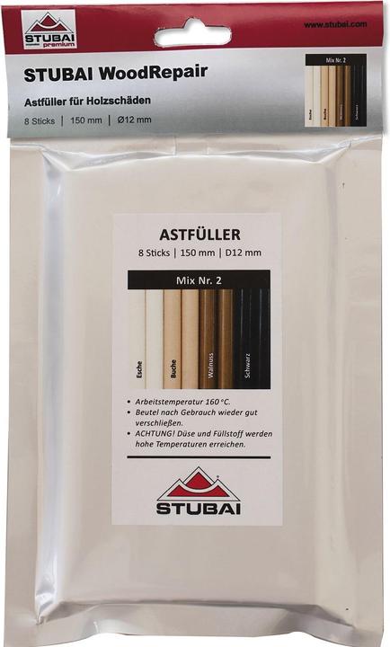 Produktbild Stubai WoodRepair Kompakt-Beutel, Mix 2, 8 Sticks