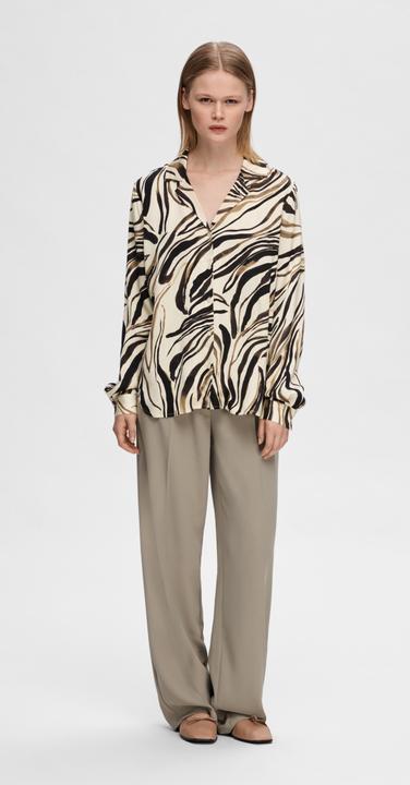 Produktbild Selected Femme Satin Print Hemd (36)