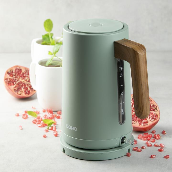 Image du produit Domo DO 9282 WK Wasserkocher 1,7L 2200W matt grün (1.70 l)