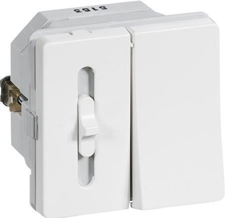 Actual product image LK FUGA top-mounted dimmer LED-S 120 VA with correspondence 1 module, white- In bag for DI
