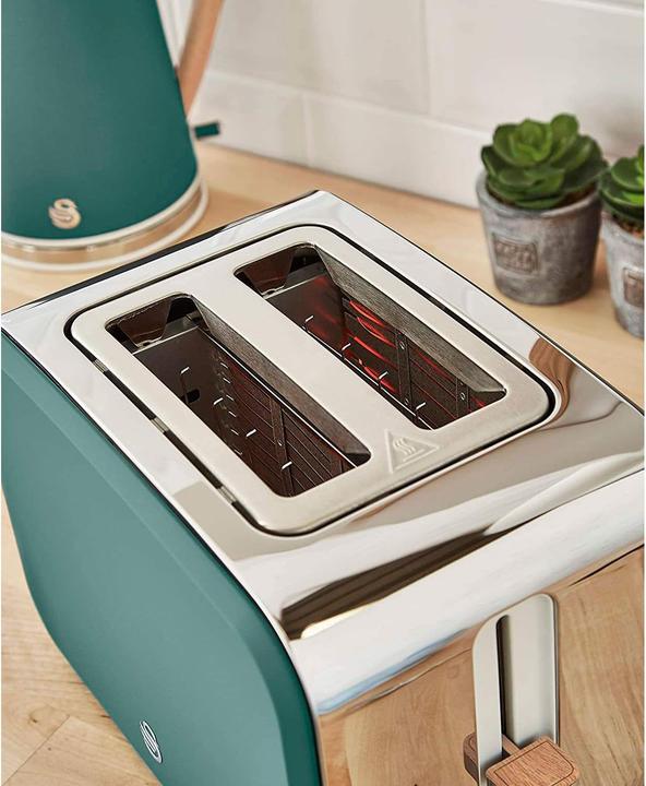 Image du produit Swan Broodrooster nordique - 900 Watt- groen