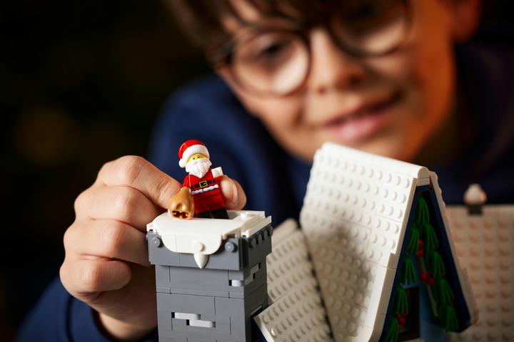Actual product image LEGO Visit of Santa Claus (10293, LEGO Creator Expert, LEGO Rare Sets)