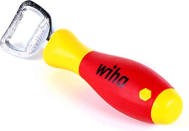 Actual product image Wiha Bottle opener SoftFinish tool handle (Electric corkscrew)
