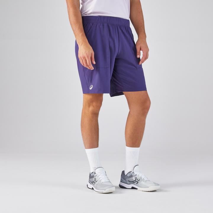 Image du produit Kuikma Short de tennis homme respirant - Dry violet (L)