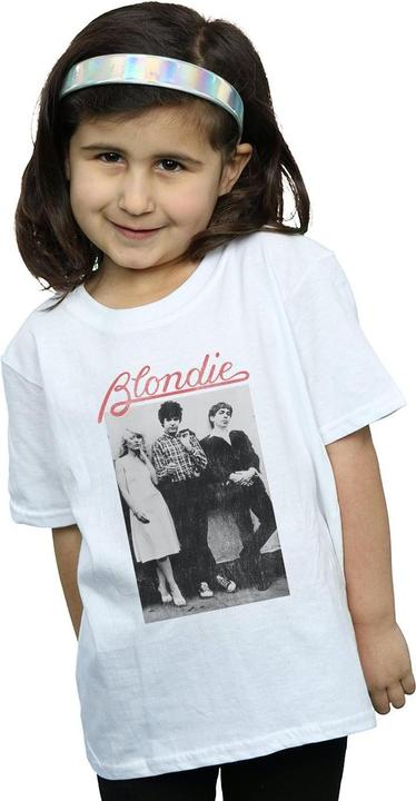 Actual product image Blondie Girls Distressed Band Cotton T-Shirt (152, 158)