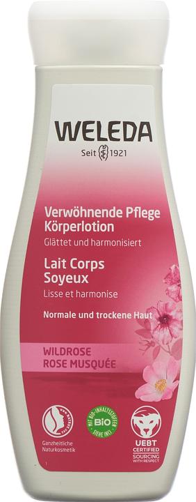 Actual product image Weleda Body Lotion Wild Rose Pampering Care Lot (Body cream, 200 ml)