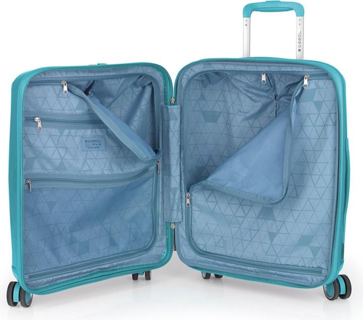 Actual product image Gabol Queens 4 wheel suitcase set 4-piece suitcase set with stretch fold (236 l, XL (from 140l))