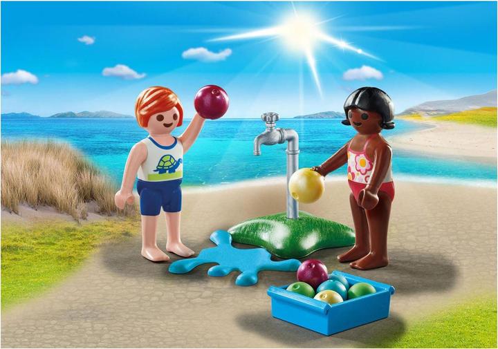 Image du produit Playmobil Enfants avec ballons d'eau (71166, Playmobil Special Plus)