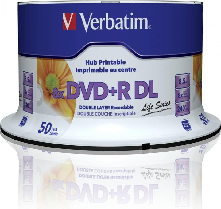 Image du produit Verbatim Dvd+R (50 x)