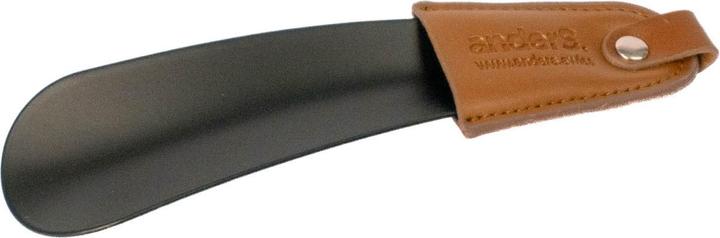 Anders. Metall Schuhlöffel schwarz matt 16cm