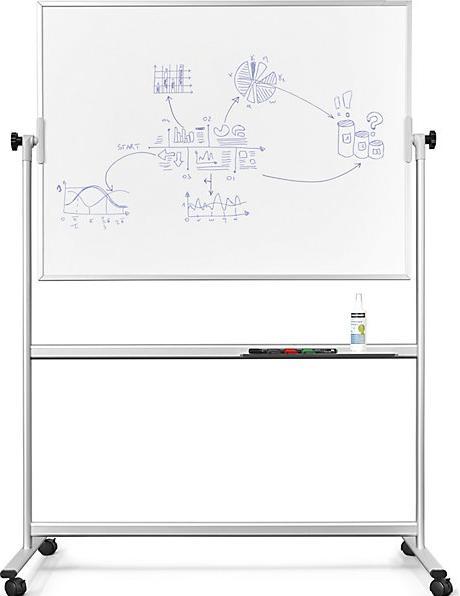 Immagine prodotto Magnetoplan lavagna bianca mobile CC, 120x90cm (90 x 120 cm)