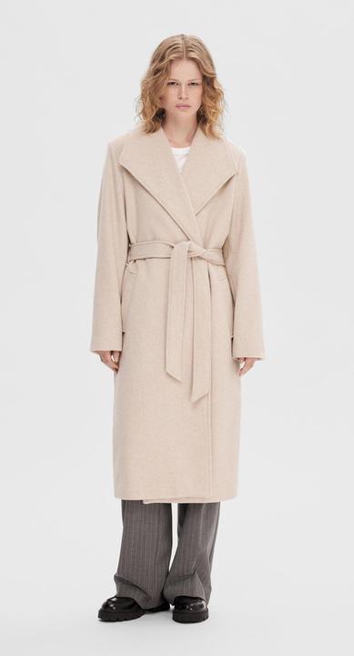 Image du produit Selected Femme Manteau de laine ceinturé (36)