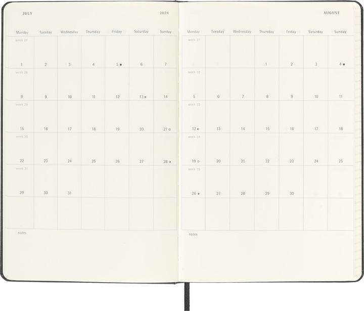 Image du produit Moleskine Agenda des élèves (13 x 21 cm, Anglais)