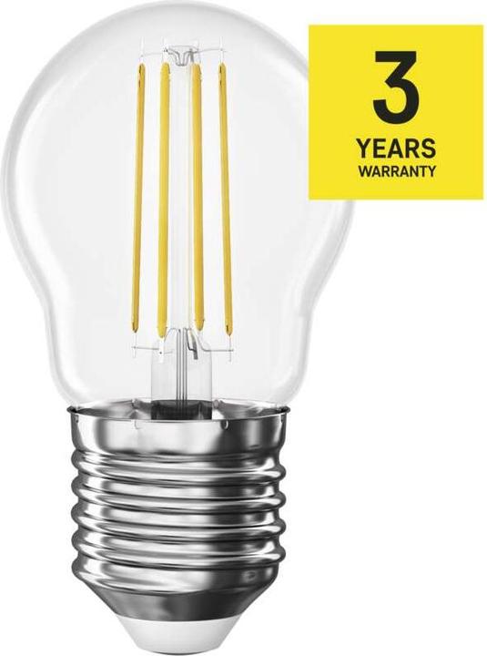 Actual product image Emos LED lamp Filament Mini Globe / E27 / 1.8 W (25 W) / 250 lm / Warm white (E27, 1.80 W, 250 lm, 1 x, D)