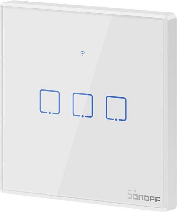 Actual product image Sonoff Light switch T2EU3C-TX WiFi-RF, 3-fold