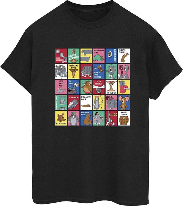 Tom & Jerry Grid Squares TShirt (L)